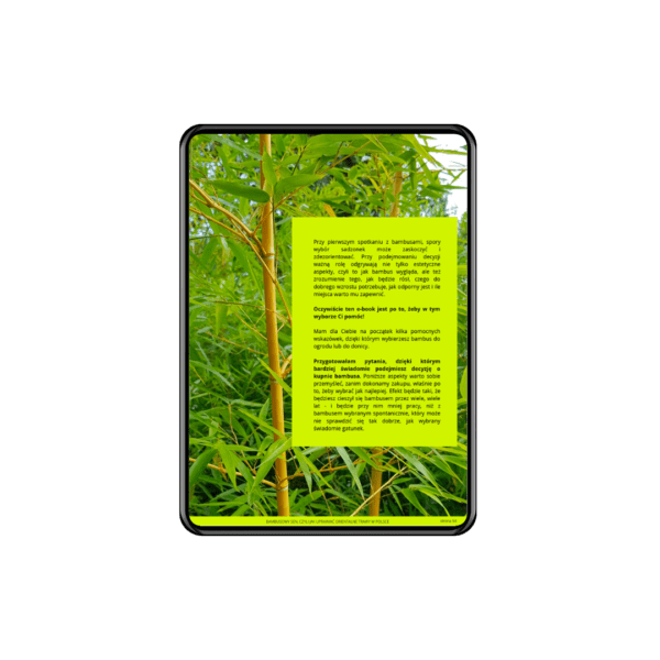 Zestaw dla projektantów 4 w 1: ebook o bambusach, tabela wyboru, webinar o zimowaniu + kalendarz prac - obrazek 7